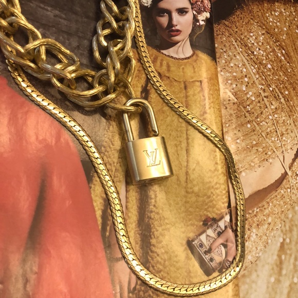 Vintage Necklaces and Authentic Louis Vuitton Padlock - Picture 13 of 13